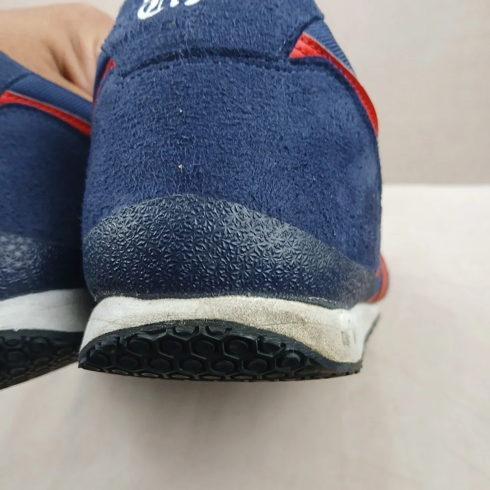 ASICS Onitsuka Tiger Ultimate Size 11 Peacoat Navy Red Running Mens Sneaker